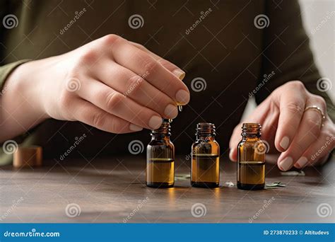 person inhaling  scent  calming essential oil blend stock