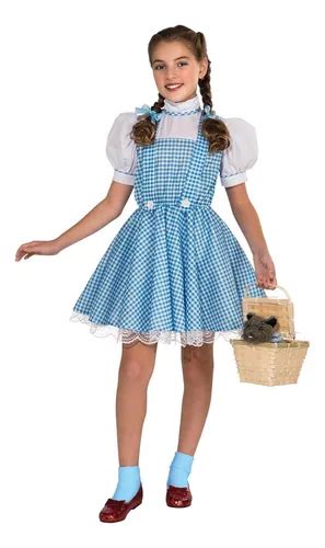 Fantasia Do Mágico De Oz - Fantasia De Dorothy De Luxo Do Mágico De Oz, Média | Frete grátis