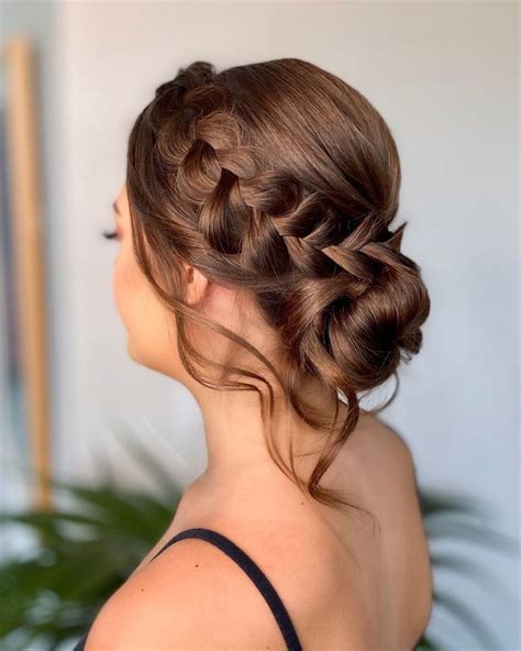 Braid Wedding Bun Hairstyles