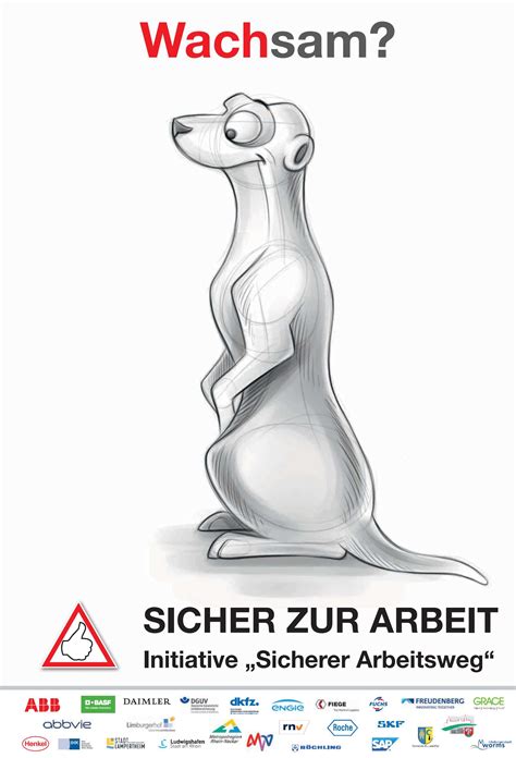 Initiative „Sicherer Arbeitsweg“ – Plakate
