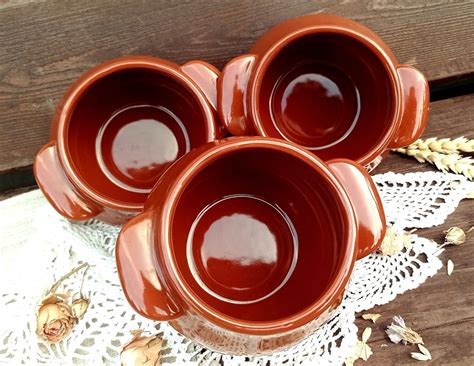 Винтаж: Керамические горшочки. Обливная керамика. СССР купить в ...