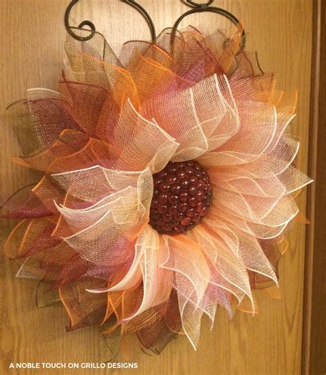 Paper Mesh Flower Wreath Tutorial | Best Flower Site