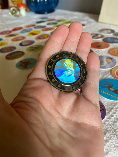 Vintage Pog Slammers With Cannister and Plastic Holographic - Etsy