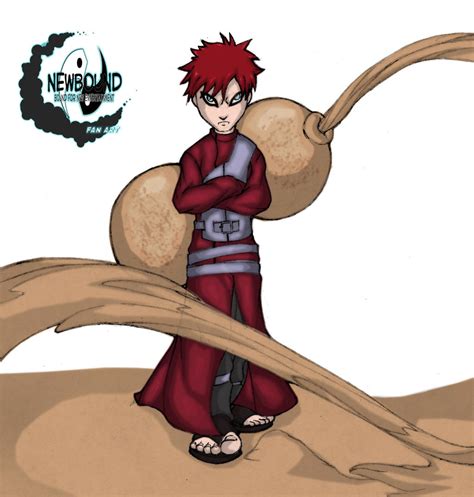 Gaara Fan Art Colored (Naruto) by Newbound on DeviantArt