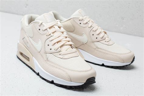 Nike Leather Wmns Air Max 90 Light Cream/ Sail-black - Lyst