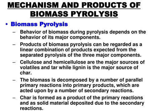 PPT - Biomass Pyrolysis PowerPoint Presentation, free download - ID:6216442