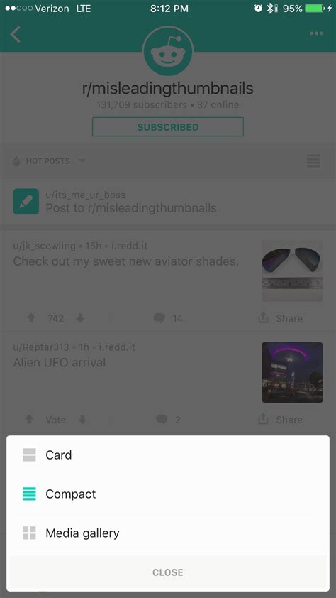PSA: if you are using Reddit mobile app, be sure that you are set to