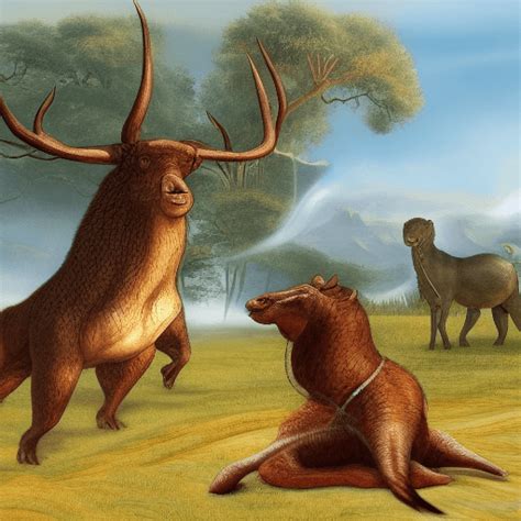 Giant Animals of Ancient Times · Creative Fabrica