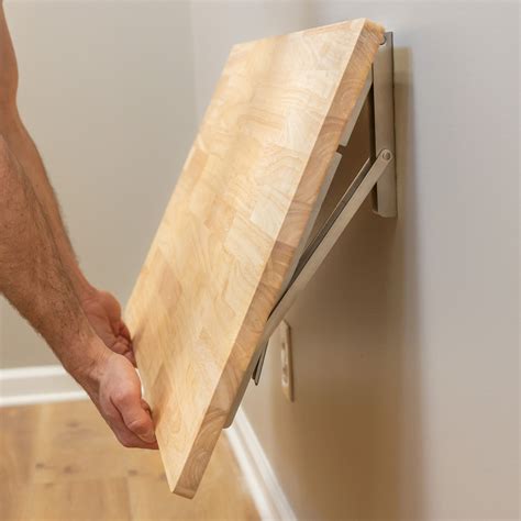 Space-Saving Folding Workbench: Industrial-Grade, Wall-Mounted Desk