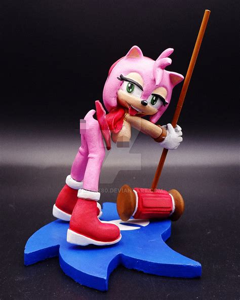 custom nsfw statue amy rose  ver  radik  deviantart