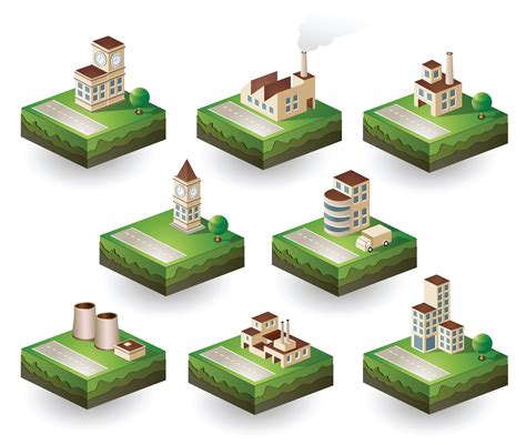icons isometric  vector art  vecteezy