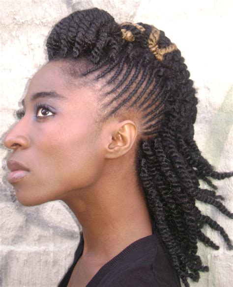 Hairstyles Braids Black : Micro Braids curly hairstyle - thirstyroots