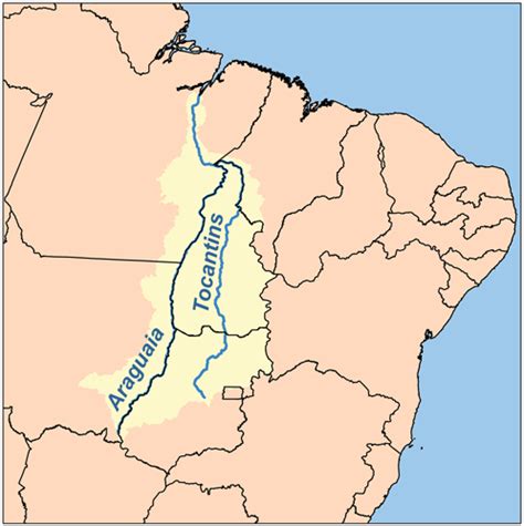 Bacia Do Tocantins Araguaia - Bacias hidrográficas brasileiras: Bacia Tocantins-Araguaia – Geografia ...