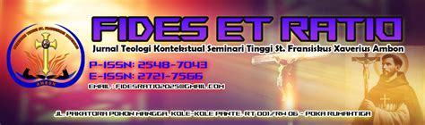 fides  ratio jurnal teologi kontekstual seminari tinggi st