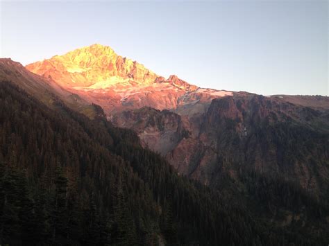 Evening on the Timberline Trail, Mt. Hood : r/WildernessBackpacking