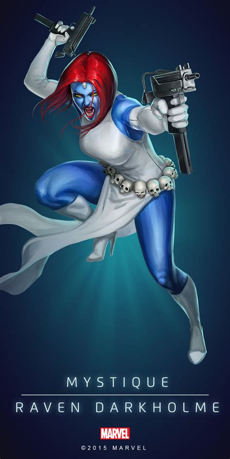 Mystique_Poster_03.png 2.000×3.997 píxeles | Marvel | Pinterest