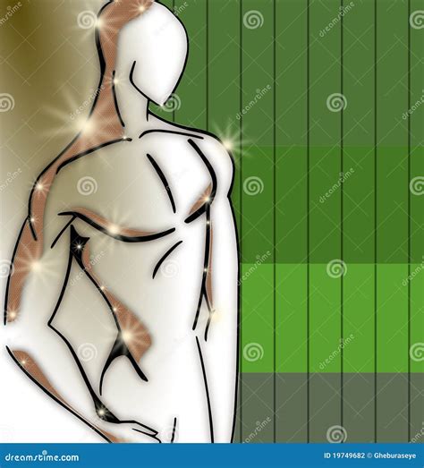 Uomo stilizzato illustrazione di stock. Illustrazione di costruzione