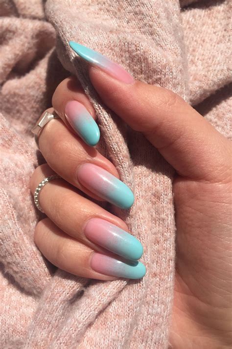 Degradado Unas Degraded Nails Nails Pink Light Pink