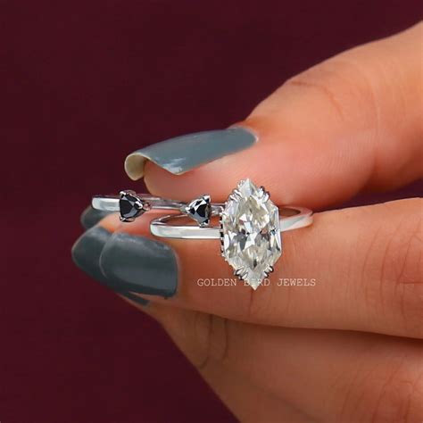 Hidden Halo Marquise Engagement Ring