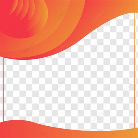 modern style frame border  abstract gradient orange vector modern
