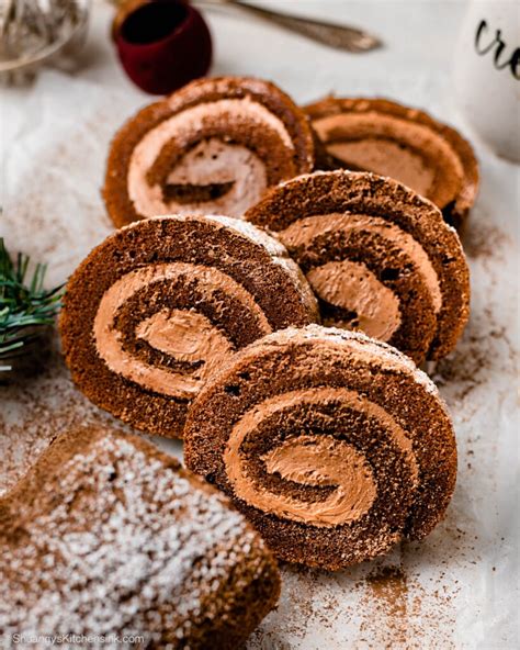 Chocolate Swiss Roll {Gluten-free} | Shuangy's Kitchensink