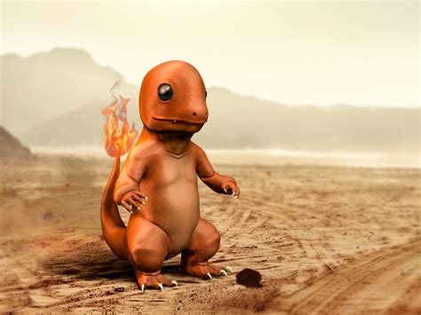 Realistic Charmander - 3D model | Domestika