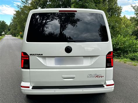 Voll LED Lightbar Rückleuchten für VW T6 Bj. 15-19 Rot/Smoke (für