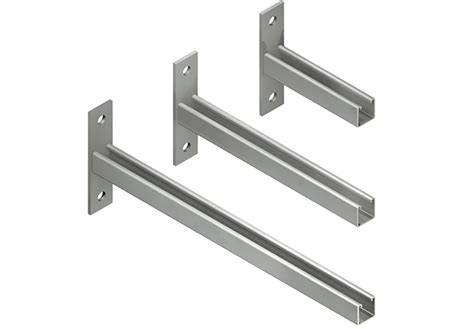 strut wall brackets cantilever support brackets techline mfg