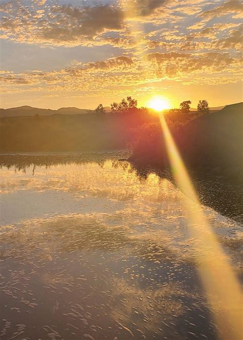 Nature Peaceful Photo Print Sunrise at the Lake - Etsy