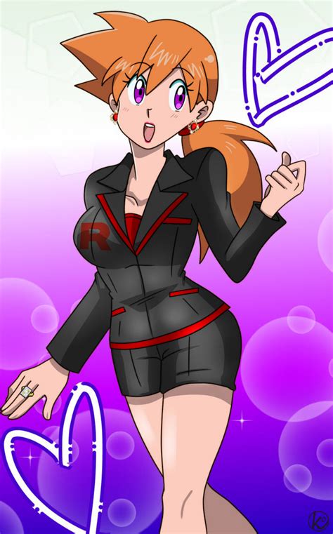 Rocket Exec Misty (Pokemon/Corruption) Recolor by KrabbytheKlown on