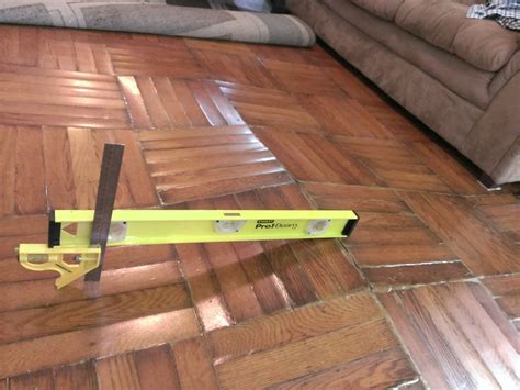 buckled floor  apartment fixit