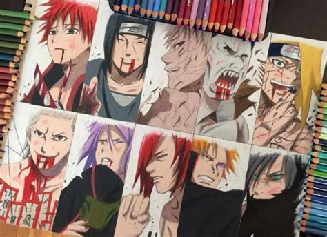 Naruto Drawings, Anime Drawings Sketches, Anime Sketch, Akatsuki, Tokyo ...