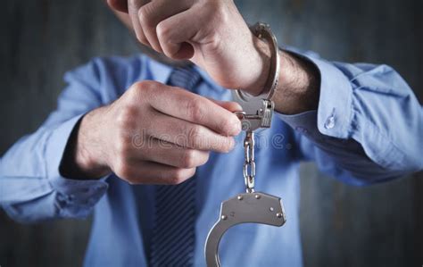 Man Unlocking Handcuffs by Key. Freedom Concept Stock Image - Image of ...