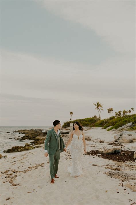 A Cancun Intimate Wedding at Xcaret Mexico - Mae Meadows Photography