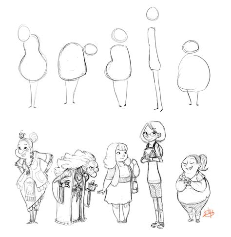 The art of Luigi Lucarelli: Character Shape Sketching 3 (with video link)