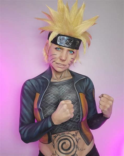 Naruto Bodypaint Cosplay by AlienTrashKitty (self OC) : r/Naruto