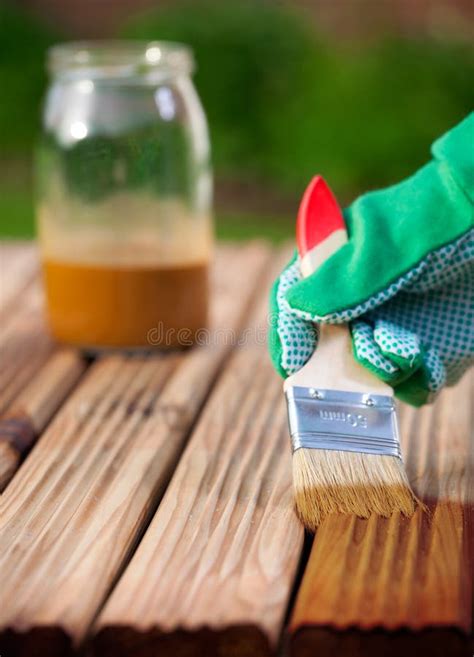 Wood varnishing stock image. Image of outdoor, housework - 35906085