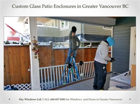 PPT - Custom Glass Patio Enclosures by Sky Windows Ltd in Greater