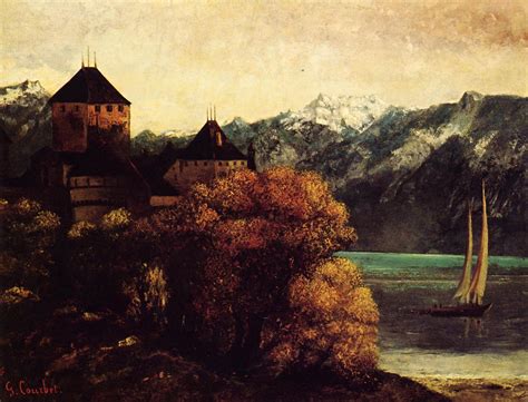 The Chateau de Chillon - Gustave Courbet - WikiArt.org