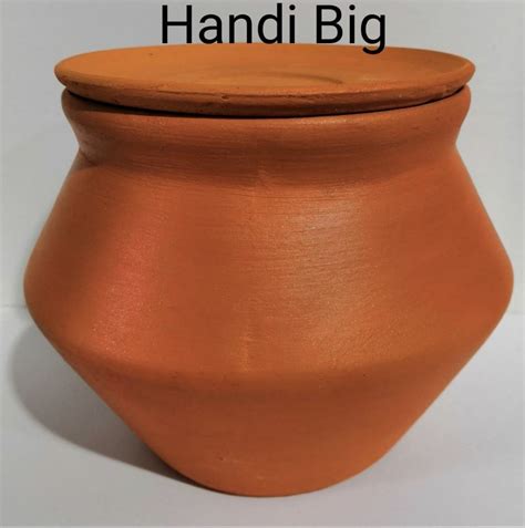 brown  big biryani handi mitti  kitchen size ml  rs