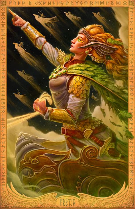 FREYJA: Vanir Goddess by JamesBousema on DeviantArt