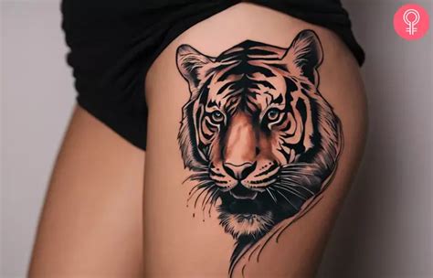 8 Pretty Tiger Tattoos On Thigh Ideas You Will Love