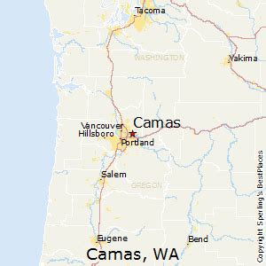 Map Of Camas Washington - Zip Code Map