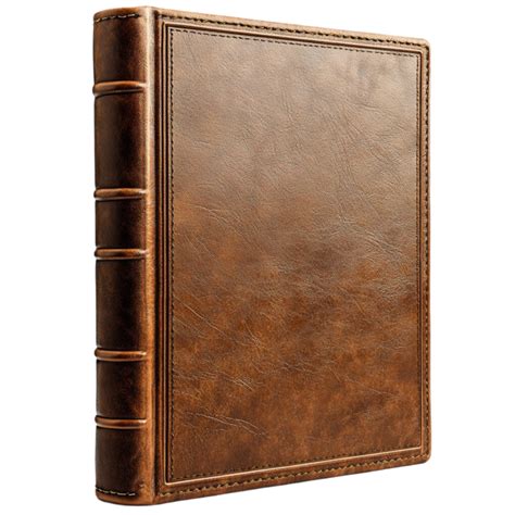 brown leather book   leather cover  png