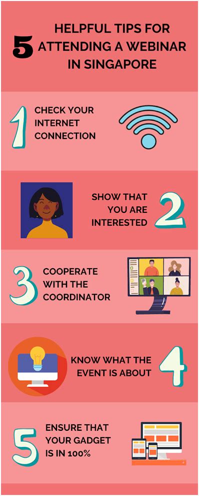 5 Helpful Tips For Attending A Webinar In Singapore