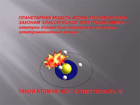Планетарная модель атома. Ядерная модель атома. Квантовые постулаты ...