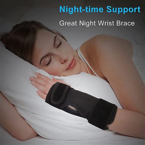 Carpal Tunnel Wrist Brace Night Support, Wrist Support Braces Right