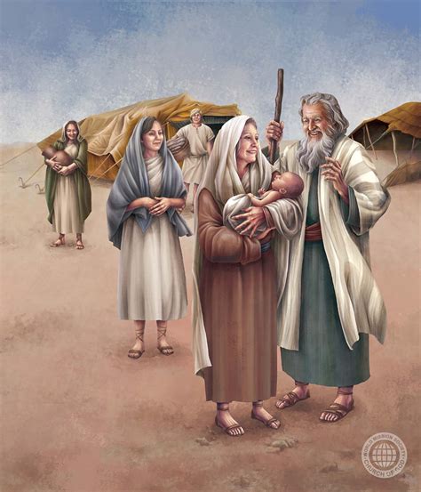 God Has Brought Me Laughter - Historical Scene from the Bible 
