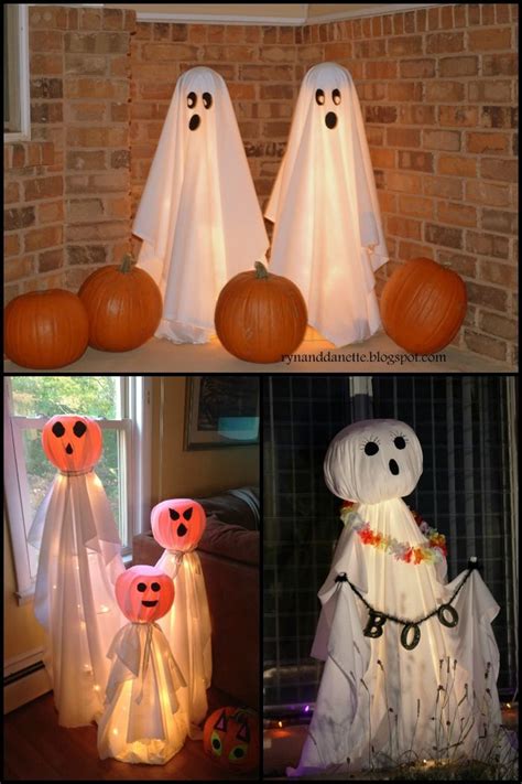 Make tomato cage ghosts for a quick and easy Halloween decor! Halloween ...