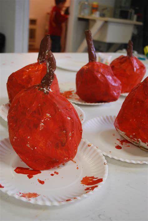 Art With Aubrey: Paper Mache Pumpkins